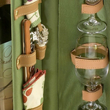 Bacchus Insulated Single Bottle Wine Basket