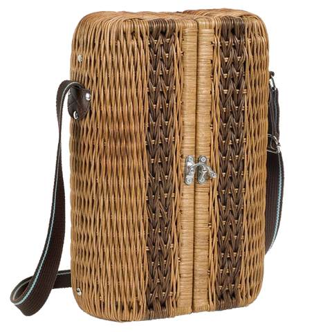 Driftwood Insulated Single Bottle Wine Basket